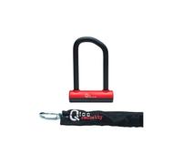 Lucchetto a u qloc security 75 150mm catena 8 900mm