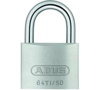 Key Padlock Abus Titalium 64Ti/50 Steel Aluminium Normal (5 Cm) NUOVO