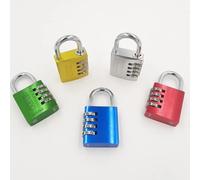 ABUS Serratura a combinazione 145/40 rossa - serratura per valigia, serratura per armadietto, ecc. - lucchetto in alluminio - codice numerico regolabile individualmente - ABUS -Livello di sicurezza 4