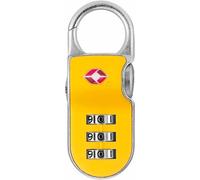 LUCCHETTO AD ARCO A COMBINAZIONE VALIGE CON DISPOSITIVO TSA YTP2 mm.26 giallo