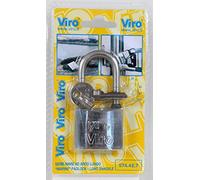 LUCCHETTO AD ARCO LUNGO INOX VIRO mm.30
