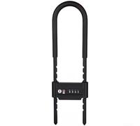 Lucchetto ad arco regolabile resistente per porte in vetro, lucchetto a combinazione in acciaio inossidabile con 10000 codici, resistente alle intemperie, anti U, per la sicurezza dell'ingresso