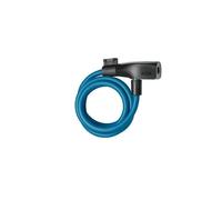 AXA Resolute 8-120 - Lucchetto a cavo - Lunghezza 120 cm - Livello di sicurezza 3 - Supporto incluso - Blu petrolio