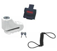 Bloccadisco Moto con Allarme Sonoro 110dB + AURICOLARE FINEBLUE F520 OFFERTA x 3