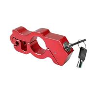 Lucchetto antifurto per manubrio della bicicletta, compatibile con il lucchetto in acciaio solido di alluminio per ciclismo(Red)