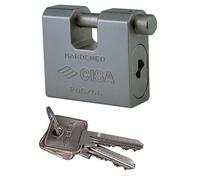 Lucchetto Antiscasso 2855L Cisa Acciaio Carbonitrurato Chiavi 2 mm 84