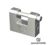 LUCCHETTO ANTISCASSO CLARUS ISEO ACCIAIO CARBONITRURATO CHIAVI 3 MM 75