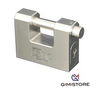 Lucchetto rettangolare per serranda 'clarus' iseo 84 mm ISEO