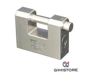 LUCCHETTO ANTISCASSO CLARUS ISEO ACCIAIO CARBONITRURATO CHIAVI 3 MM 84