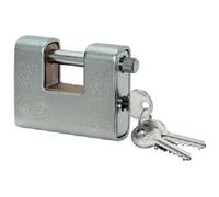 LUCCHETTO ANTISCASSO CORAZZATO YALE/CORBINOTTONE ACCIAIO CROMATO CHIAVI 2 MM 91