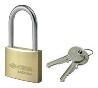 LUCCHETTO OTTONE mm.30 ARCO LUNGO 21011 LOGO [LOGO ]