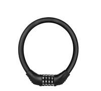 Lucchetto Bici Blocco password for bicicletta a 4 cifre antifurto universale motociclo veicolo elettrico Accessori biciclette Lucchetto Bicicletta(Noir)