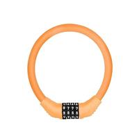 Lucchetto Bici Blocco password for bicicletta a 4 cifre antifurto universale motociclo veicolo elettrico Accessori biciclette Lucchetto Bicicletta(Orange)