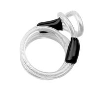 Lucchetto Bici Lucchetto for bici for ciclismo Antifurto Catena in acciaio di sicurezza Casco for moto da esterno Accessori for biciclette pieghevoli(Silver)