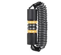 Lucchetto Bici Lucchetto for bicicletta portatile Password Corda casco di sicurezza in filo acciaio zaino mountain bike Zinco(078 Yellow)