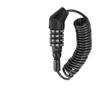 Lucchetto Bici Lucchetto for bicicletta portatile Password Corda casco di sicurezza in filo acciaio zaino mountain bike Zinco(063 Black)