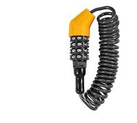 Lucchetto Bici Lucchetto for bicicletta portatile Password Corda casco di sicurezza in filo acciaio zaino mountain bike Zinco(063 Yellow)