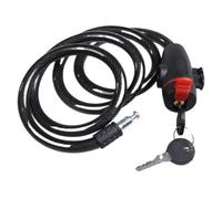 Lucchetto Bici Lucchetto universale for bicicletta antifurto Mtb bici da strada lucchetto a catena in filo d'acciaio casco for motociclista pieghevole for scooter elettrico