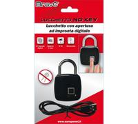 Bravo lucchetto NO KEY apertura ad impronta digitale Ricaricabile IP54