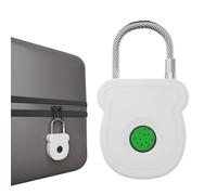 Lucchetto biometrico con impronta digitale, serratura per valigie senza chiave, lucchetto intelligente, impermeabile, ricaricabile, per palestra, zaino, cassetti, recinzione, garage, porta, capanno