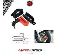 Lucchetto Bloccadisco Perno 10 mm X Piaggio Beverly 125 200 250 300 350 400 500