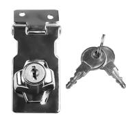 Lucchetto Bloccaggio Hasp Set Graffetta Con Chiavi Lega di Zinco 2,5/3/4 Pollici