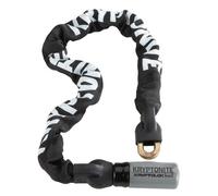 Lucchetto catena integrata KRYPTOLOK SERIES 2 - 120 cm, nero argento - Dalbellom