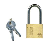 LUCCHETTO CATENACCIO IN OTTONE AD ARCO LUNGO CORBIN 25 30 40 50 MM CON 2 CHIAVI