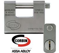 LUCCHETTO CATENACCIO MONOBLOCCO IN ACCIAIO CEMENTATO GRIZZLY CORBIN ANTITRAPANO