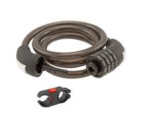 LUCCHETTO CICLOSPIRALE WAG DIGITAL 12MM X 1000MM NERO COMBINAZIONE 4 CIFRE