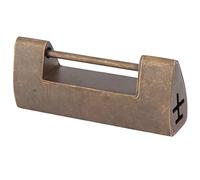Lucchetto Cinese Antico, Lucchetto Cinese Antico, Lucchetto Orizzontale in Ottone Stile Cinese 4,4 Cm Serratura Decorativa con Chiave Antica, Lucchetti a Combinazione