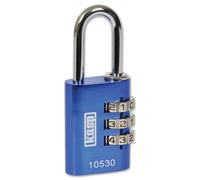 Lucchetto Combi Alluminio 30Mm Blu Sicurezza - K10530BLUD