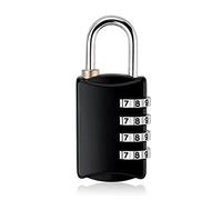 Lucchetto combinato, Lucchetto a 4 cifre for palestra all'aperto, resistente, con codice di sicurezza, nero, 12 * 8 * 2 mm
