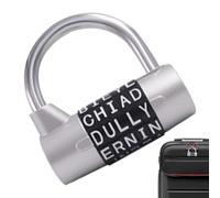 Lucchetto Combinato Per Valigie, Trucco Tirare Lucchetto Di Sicurezza Per Armadietti Nessuna Chiave Richiesta Perfetto Per Le Camere Di Fuga Serratura Combinata Lettera