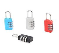 Lucchetto Combinazione a 3 Cifre Lucchetto Codice Sicurezza, Design Semplice e Compatto, per Valigia, Bagaglio, Borse Palestra Zaino Scuola Armadietti, 2 pezzi (15279)