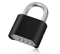 Lucchetto Combinazione a 4 Cifre impermeabile lucchetto armadietto Ad Alta Sicurezza Antiscasso acciai inossidabili password nascosta Lucchetto per Porta, Palestra, Scuola,giardino,cortile