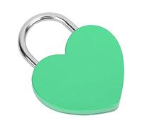Lucchetto compatto in metallo con lucchetto a cuore per portagioie e piccolo bagaglio, alto tirocinio, 45 X 59 mm (giallo) (blu) (verde)