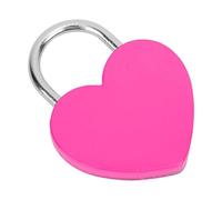 Lucchetto compatto in metallo con lucchetto a cuore per portagioie e piccolo bagaglio, alto tirocinio, 45 X 59 mm (giallo) (blu) (verde) (Purpur) (bianco) (rosso) (rosso)