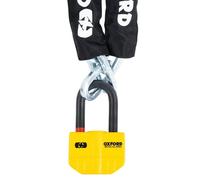 Lucchetto Con Allarme OXFORD Boss Alarm 14mm X 12 MM +Catena 1,5 M-Certificado