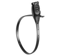 Lucchetto con cavo - Chiusura a zip per scooter con combinazione - Protezione regolabile antifurto hardware per porta, skateboard, armadietto, scooter, passeggino, frigorifero, cancello