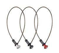 Lucchetto con cavo nascosto per biciclette, design leggero, perfetto per bici da strada e mountain bike, facile accesso dal manubrio (B)
