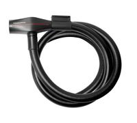Lucchetto con cavo Trelock 110cm, Ø 15mm KS 415/110/15, nero con supporto ZK 234