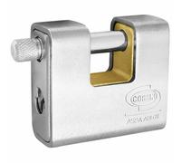Lucchetto con chiave CORBIN Rettangolare Ottone Acciaio Corazzato
