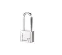Lucchetto con chiave in acciaio inox con arco lungo, 30 mm, impermeabile, per esterni, per capannoni, armadietti della palestra della scuola, cassetta degli attrezzi, recinzione, unità di