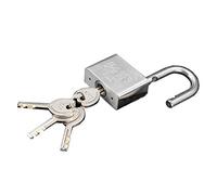 Lucchetto con chiave in acciaio, una for aprire più serrature, larghezza 30mm40mm50mm60mm, utilizzato for la serratura del magazzino dei container della recinzione(60x42mm)