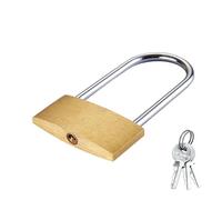 Lucchetto con chiave in ottone, piccolo lucchetto sottile con 3 chiavi, 40 mm di lunghezza, lucchetti di sicurezza per interni per armadietti scolastici e palestre, zaini, mobili da cucina