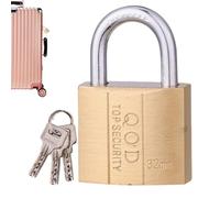 Lucchetto con chiave - Lucchetto di sicurezza ad alta sicurezza in metallo, set di luccheetto e chiave portatile, luccheetto durevole per armadietto portaoggetti per scuola, palestra, cassetta degli a