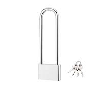 Lucchetto con chiave uguale con chiave uguale, per cancello | Lucchetto con chiave per tutte le stagioni, grillo extra lungo, per la scuola(30mm)