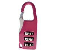 Lucchetto con combinazione a 3 cifre numeriche, codice password, lucchetto di sicurezza da viaggio per borsa, valigia, facile da resettare