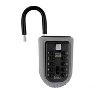 Lucchetto con combinazione, Cassetta portachiavi più comoda, migliore cassetta sicura da parete for esterni, con combinazione appendibile for auto scuola, garage, ufficio domestico